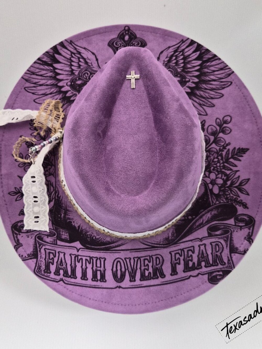 Guide by Faith   – Custom Engraved Western Hat